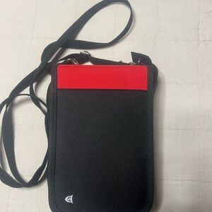 Black and Red Electronics Carrying Case